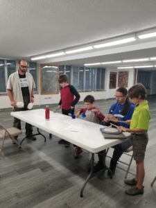 Pipe Band drummers practicing together