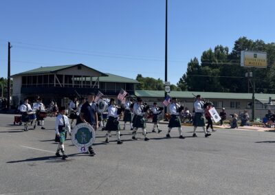 Pipe Band in July 4th Parade 2024