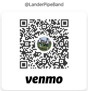 Lander Pipe Band Venmo QR Code