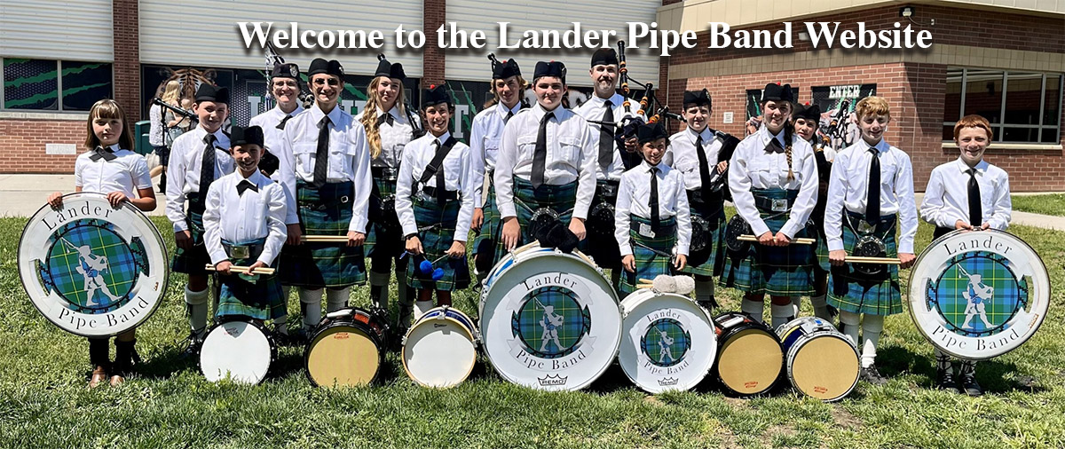 Lander Pipe Band at National Guard