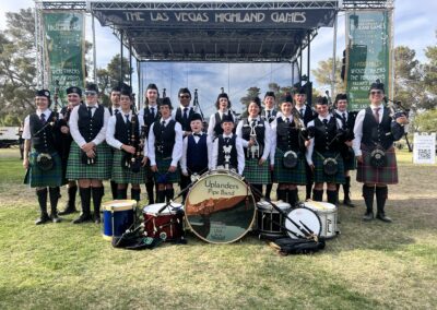Uplanders Pipe Band Group Photo - Las Vegas April 2025
