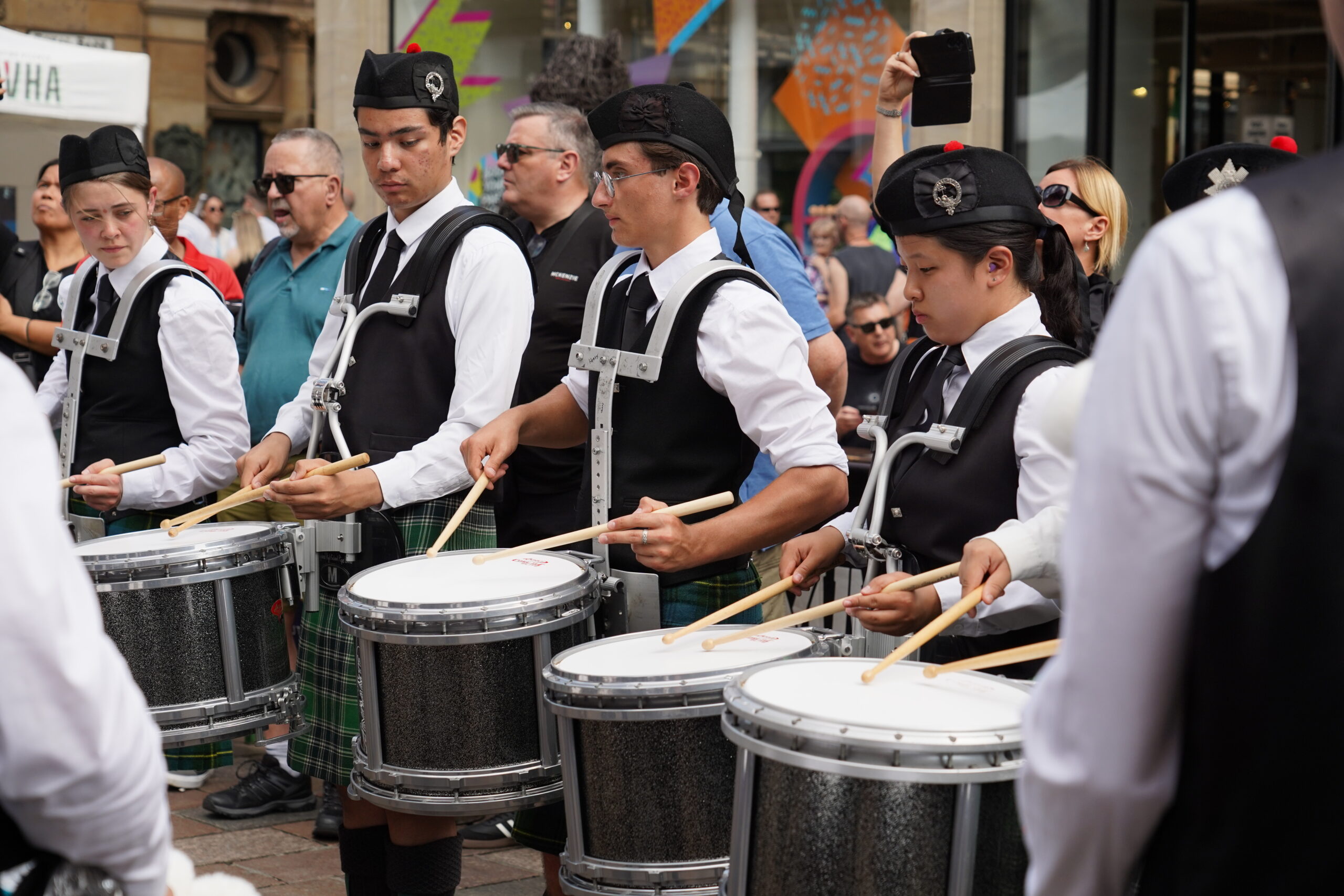 Uplanders Pipe Band Group Photo - Las Vegas April 2025